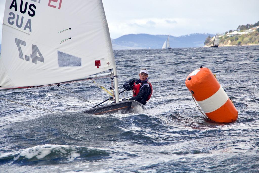 Laser a the leeward mark - BMW Showdown Regattta 2017 © Angus Calvert